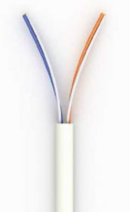 Кабель внутренний  U/UTP кат.5 100МГц 2пары ПВХ, 500м.