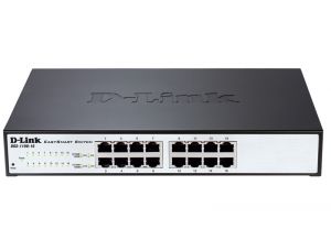 Коммутатор D-Link DES-1100-16 (16xEthernet 10/100 Mbit/s, 3.2 Gbit/s, Auto MDI/MDIX, IEEE 802.1p (Priority tags), IEEE 802.1q (VLAN)) 